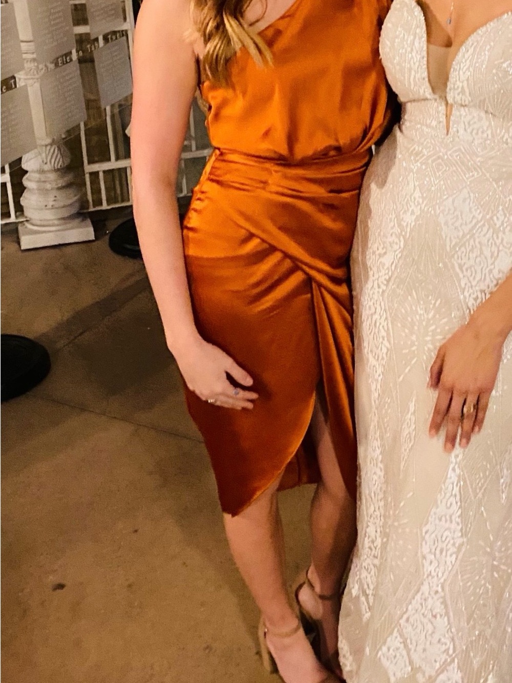 One shoulder dress